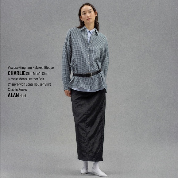 Tibi Viscose Gingham Oversized Shirt Size XS